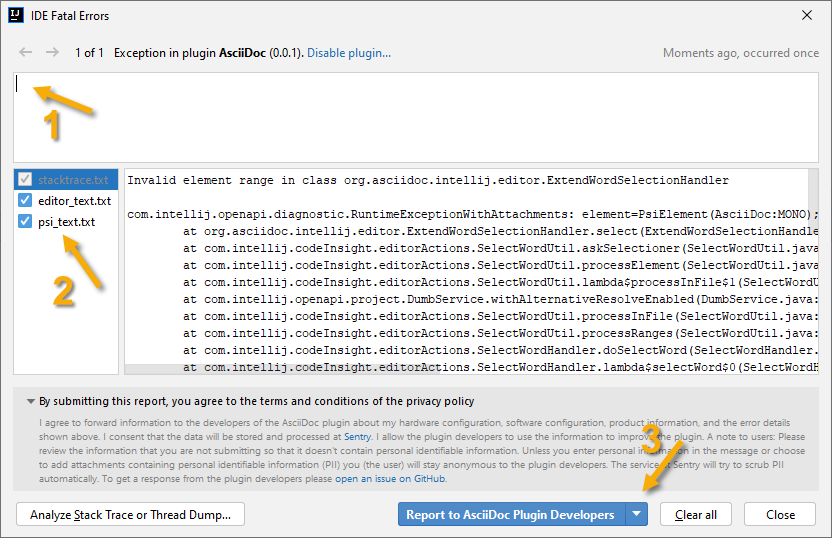 ide fatal errors